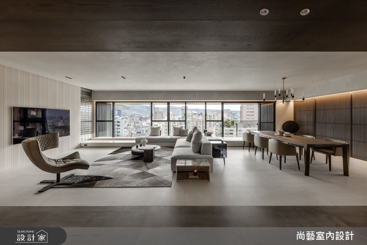 豪宅大勢：懂生活、懂享受、極富品味！51坪僅隔1房，景觀客廳、開放中島...