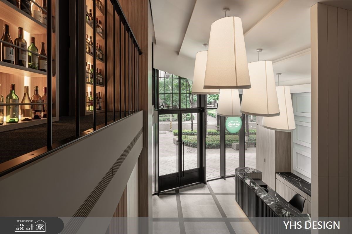 弧形美學與自然共舞，視覺與味覺共創多層次空間體驗