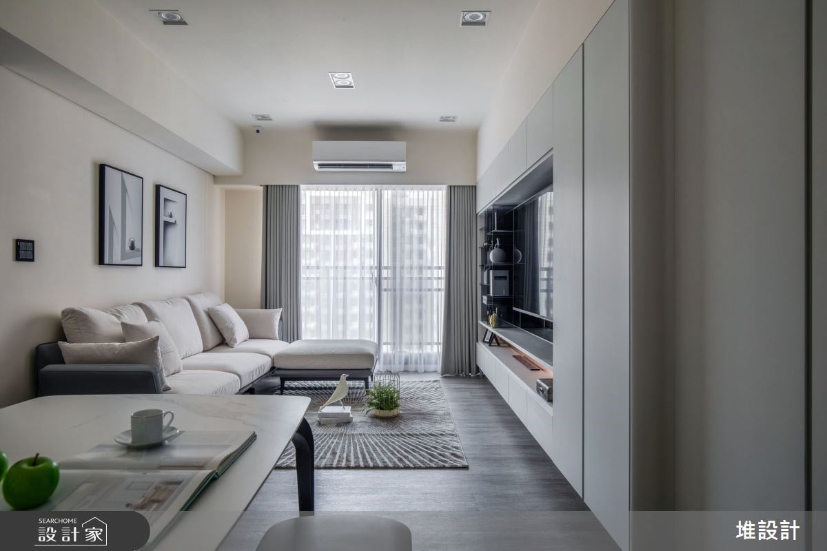 優雅灰調搭佐溫柔弧角，療癒心靈的簡約風親子居家！