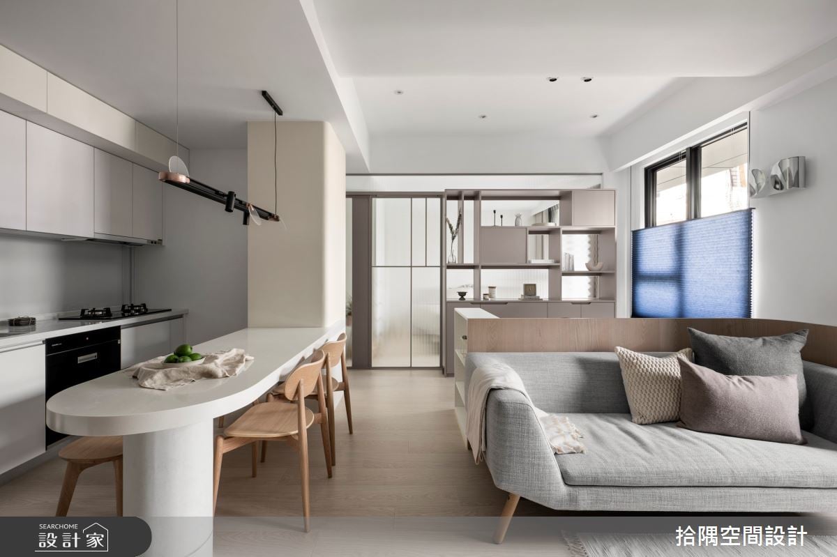 14坪一點也不小!生活收納展示、吧檯與書房全都滿足!