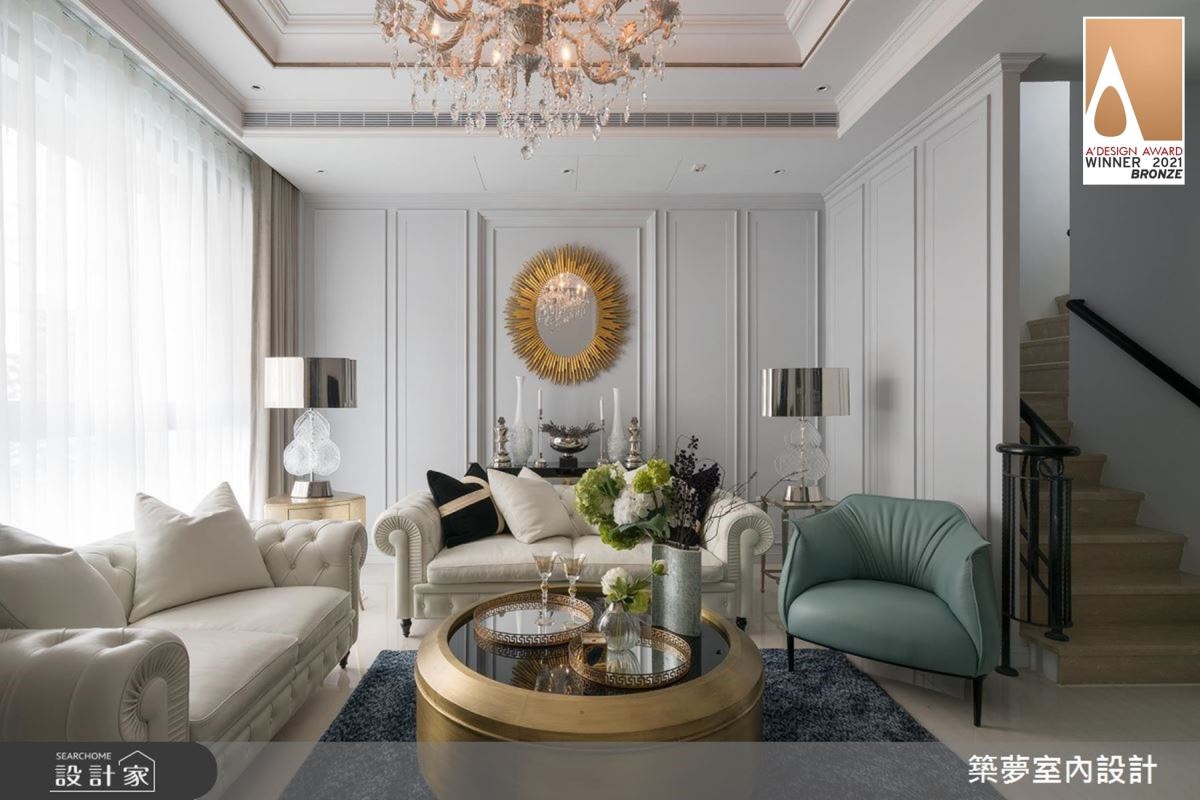 獻給最愛老婆一輩子的禮物！訂製英式古典浪漫宅，築夢室內設計再拿下202...