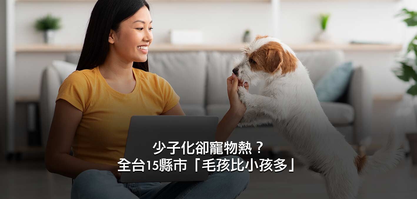 少子化卻寵物熱？全台15縣市「毛孩比小孩多」；寧養毛孩不養小孩！全台...