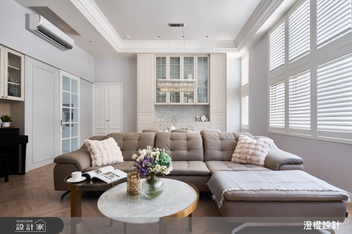 挑高明亮的美式大宅風範，實現在台北都會區，就能享受紐約上城的居家生活