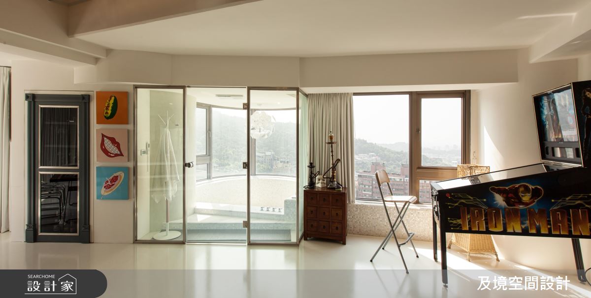 格鬥彈珠台混搭零死角景觀溫泉！中古屋變身大男孩的遊憩天堂