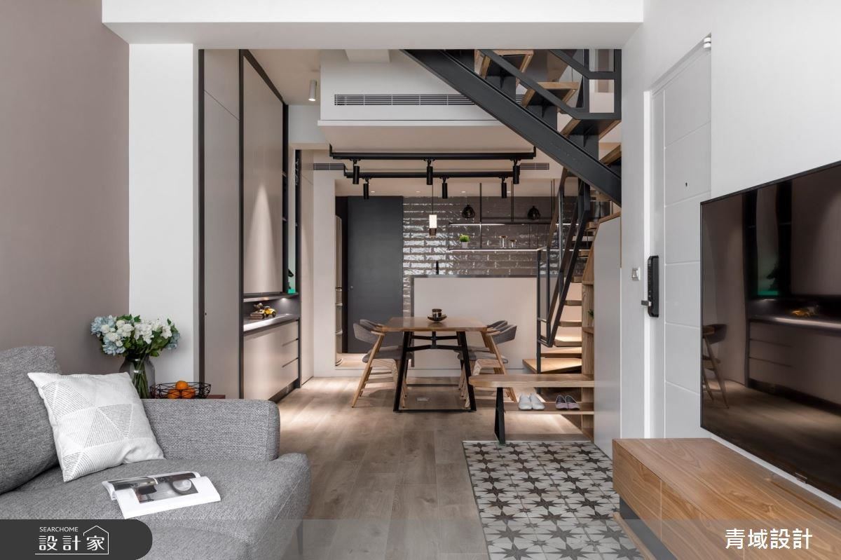 一點復古一點工業感，老屋變身現代北歐風