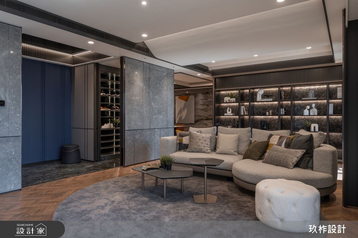 奢石讓我家跟別人不一樣！步入都會男子的52坪時髦奢華宅