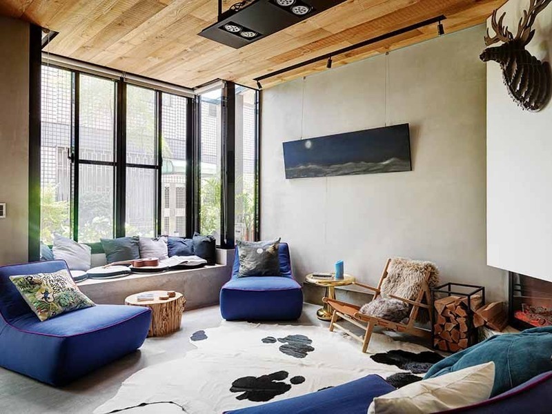 台中 Lounge 風老屋改造透天宅