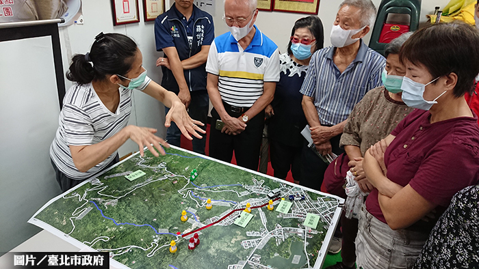 強化防災 北市土石流兵推演練