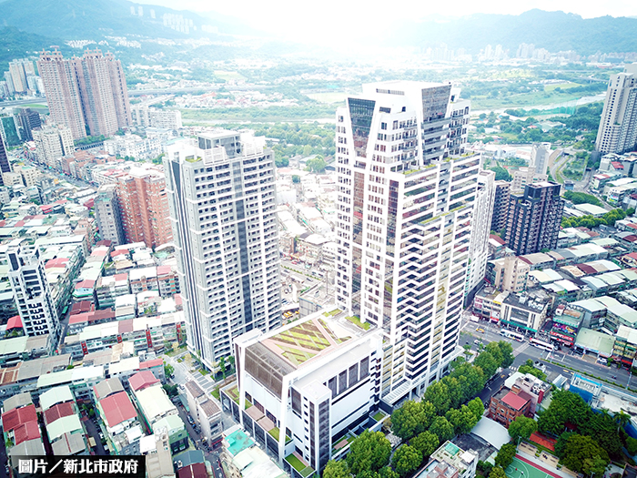 新店行政園區落成 公辦都更全國首例