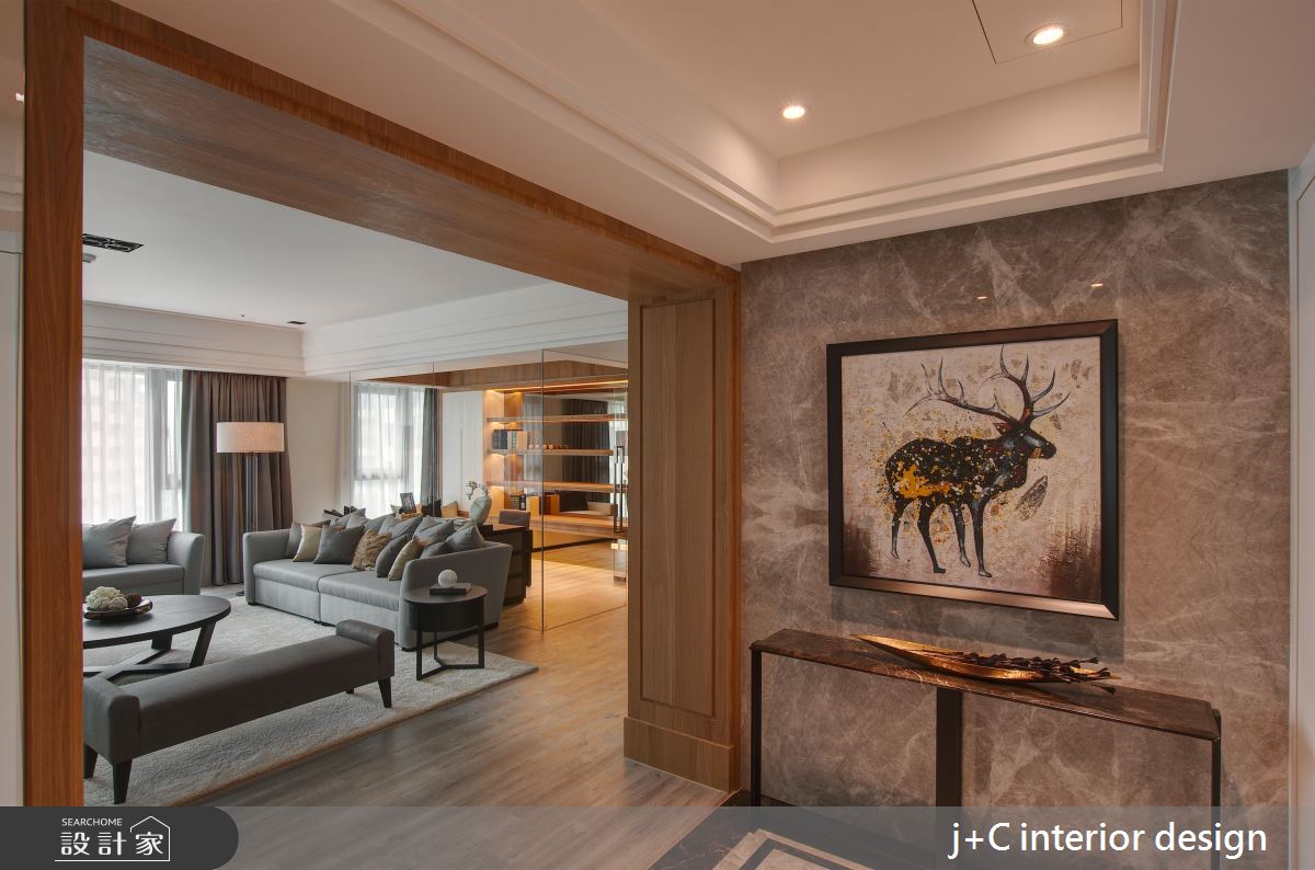 恰到好處微奢華！新古典大宅的灰色協奏曲