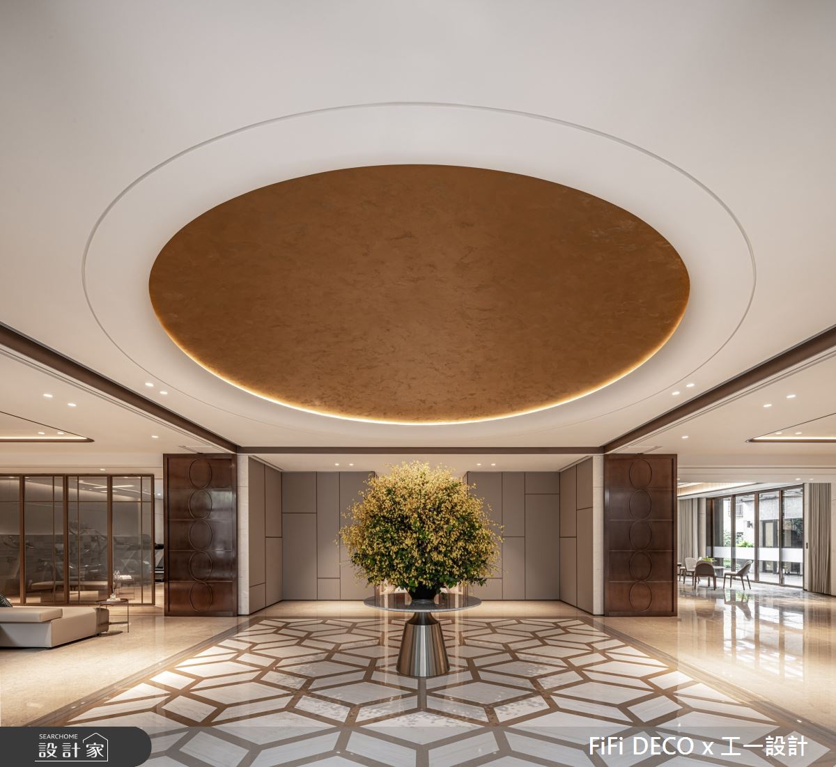 意式生活美學遊走一室！優雅新古典混搭現代簡約，質感配色佐金屬綻放奢...