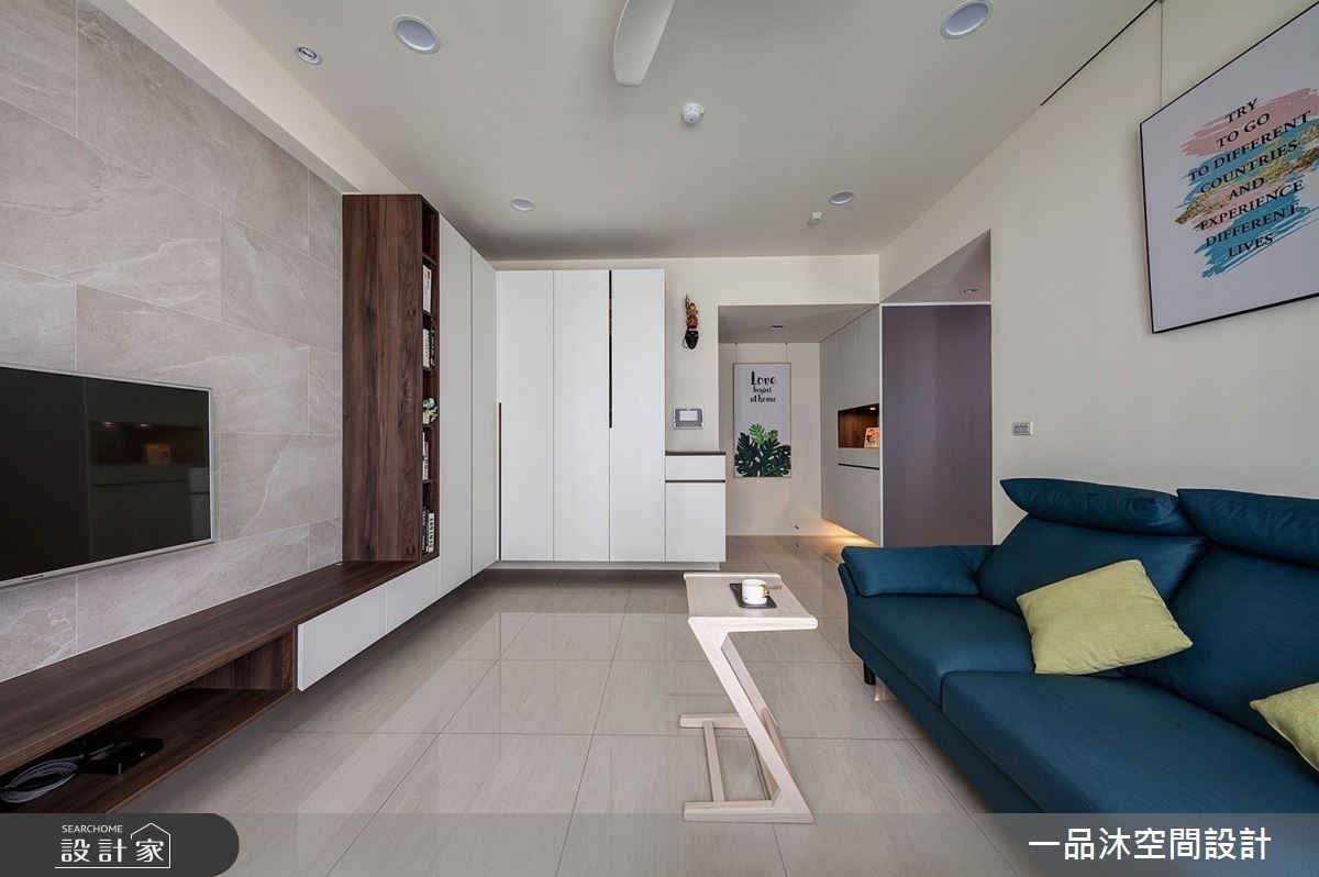 現代風小宅夢幻天地在玄關！三面收納、磁性黑板牆成功收服全家人