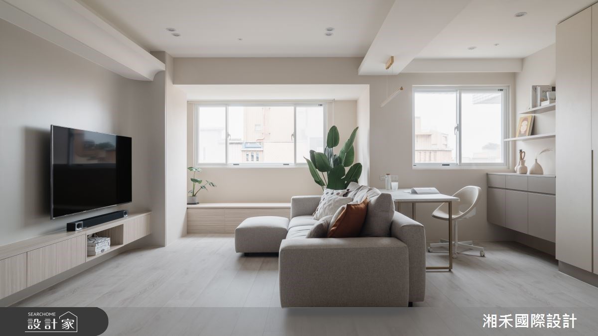 老屋換新妝，全室的漸層燕麥色好美! 美型收納、時髦書房、機能臥房一次...