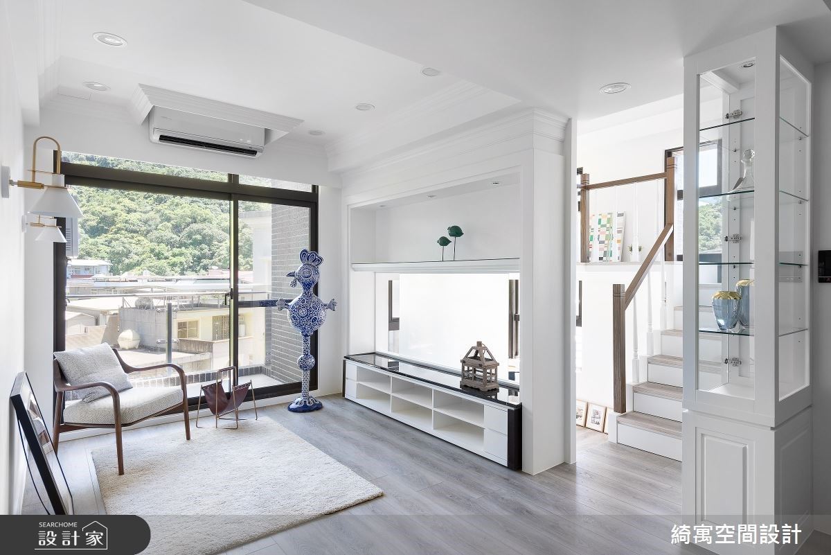 自然清新的純白山林小屋，令人嚮往的退休宅