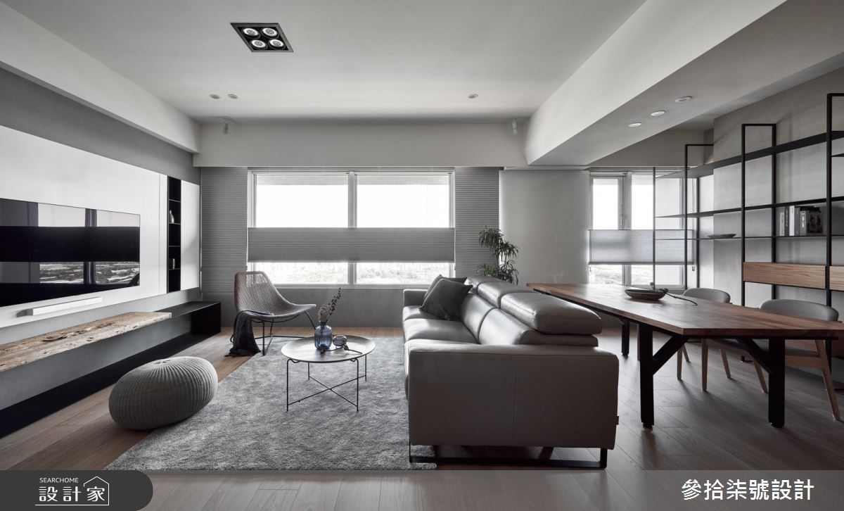 自然純粹的現代北歐風！暖灰、純白和實木，創造超療癒的30坪三口之家