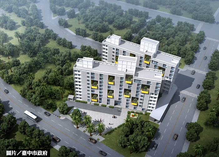 台中大里光正段社宅 10月底完工