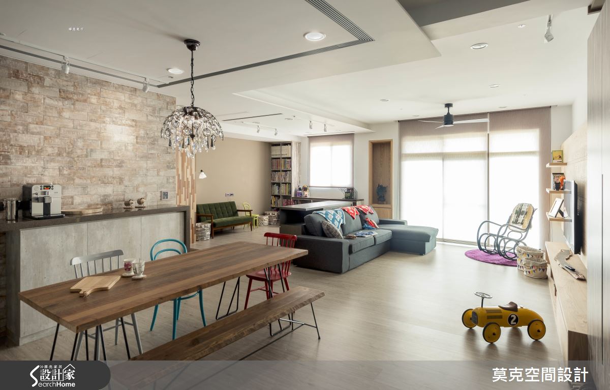 清爽北歐風的家，歡迎光臨可容納20人的超大客廳