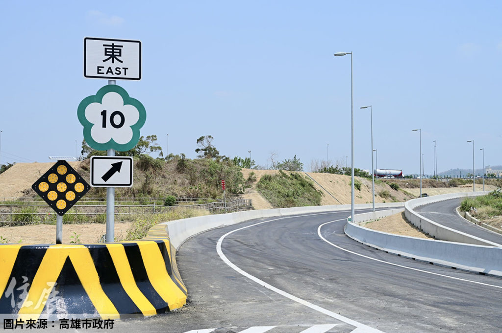 國道10號燕巢交流道新設匝道通車 提升區域交通便利性