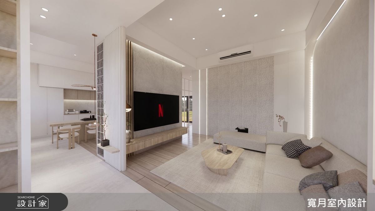 〔開箱影片〕60坪透天日式侘寂宅，更衣室、吧檯還有海量收納，日式質感...