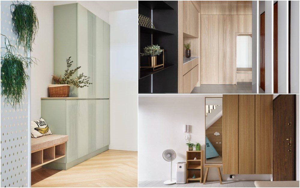 玄關穿鞋椅之必要！平台式、獨立式、整合式三大類玄關穿鞋椅設計，穿鞋...