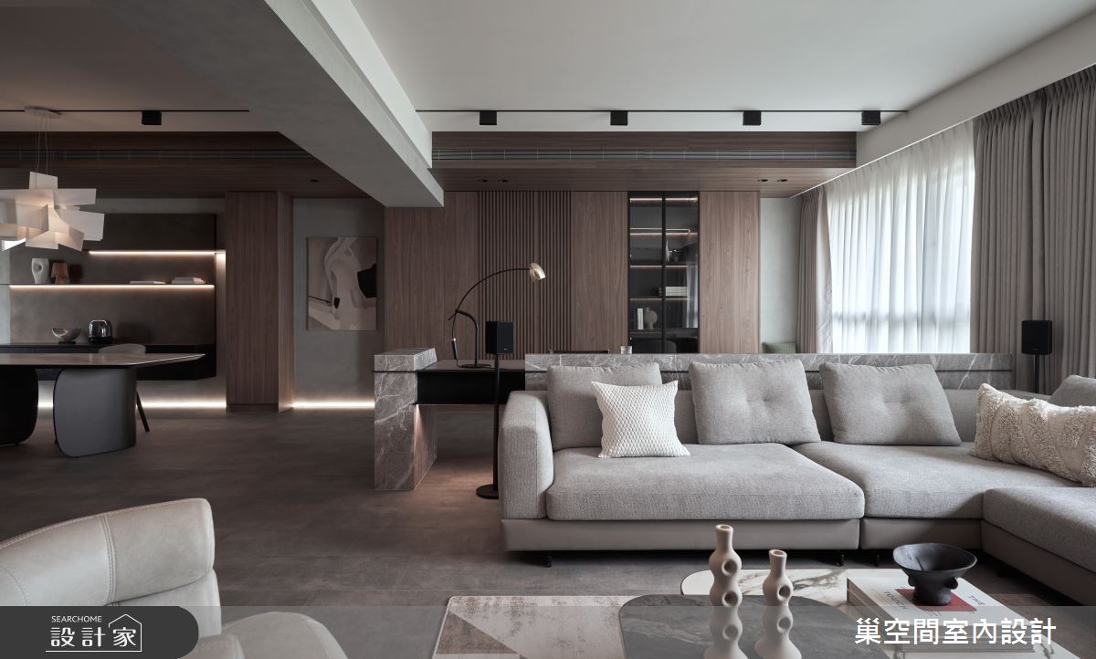 【TV】70坪摩登現代宅 以光影變化打造深色系質感居家