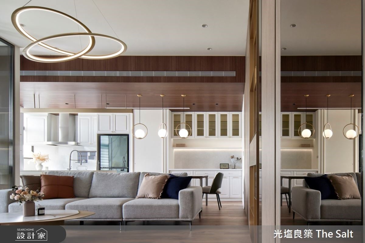 老屋空間革命！拆除多於夾層重塑 38 坪錯層格局，精緻建材敘寫住宅輕奢妝容