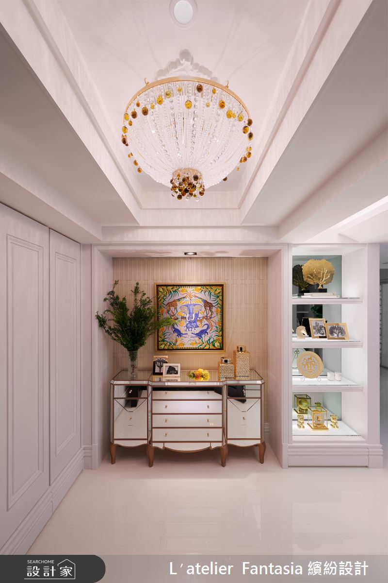 彷彿走進愛馬仕 VIP Room ！品味藝術與精品的 60 坪居家饗宴