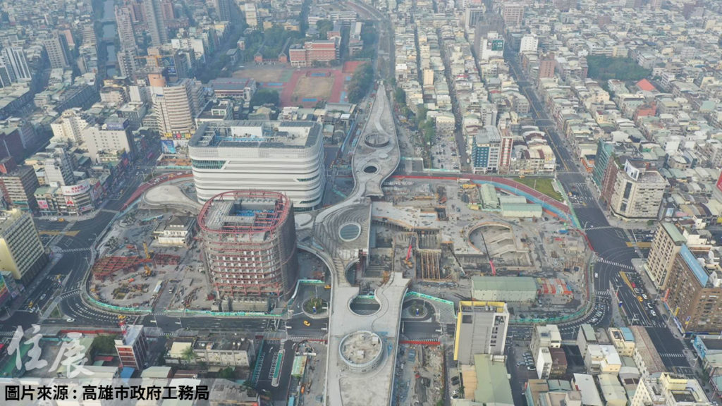 新高雄車站逐漸成形 預計2025年10月完工