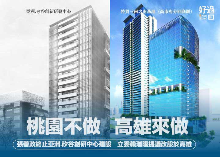 亞矽創喊卡 立委呼籲南移「桃園不做、高雄來做」