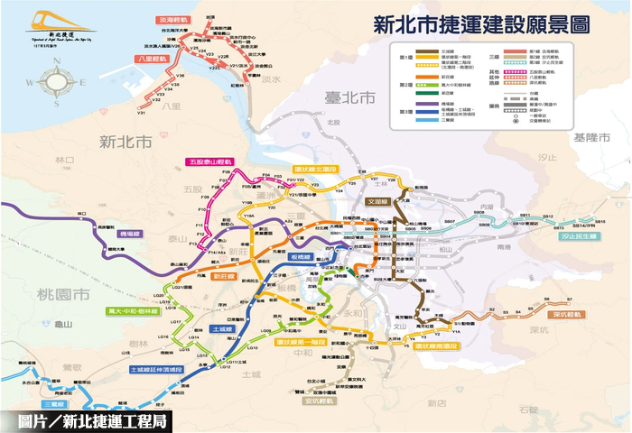 北捷3環3線實現中 總體完成度46%