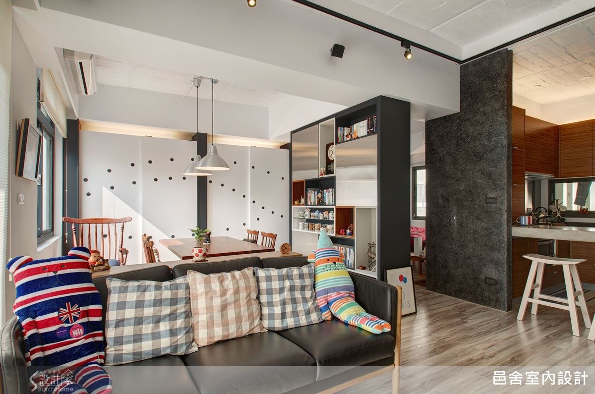 時尚俏皮日雜風　小坪數老房子寬敞實用