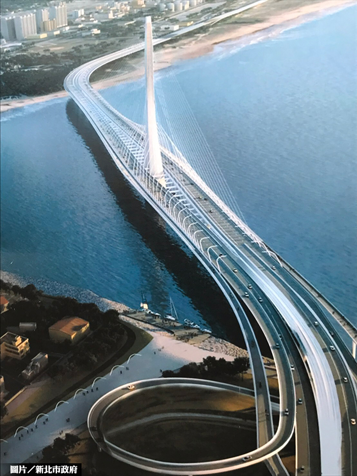 淡江大橋 紓解淡水交通未來增添新地標