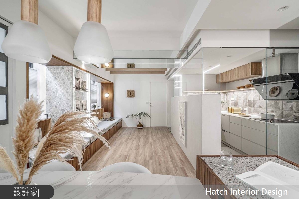 水磨石及彈性隔間讓大齡老屋回春，北歐宅採光及舒適度UP！