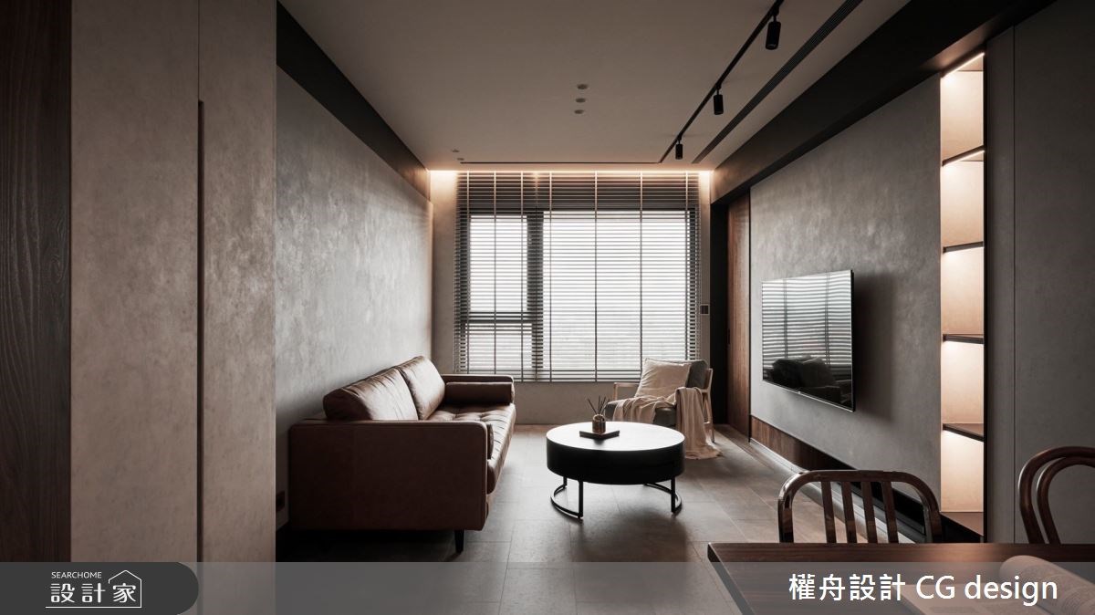 恰到好處的現代與復古感！21坪混搭親子宅，一展光影渲染的絕美情境