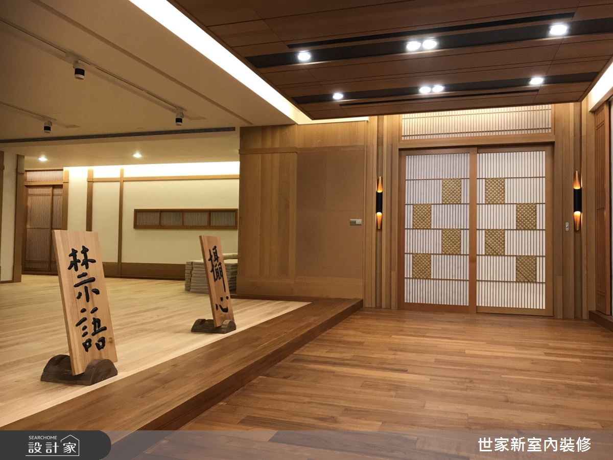 暖木氛圍、舒適光線，塑造百坪靜心禪修會館