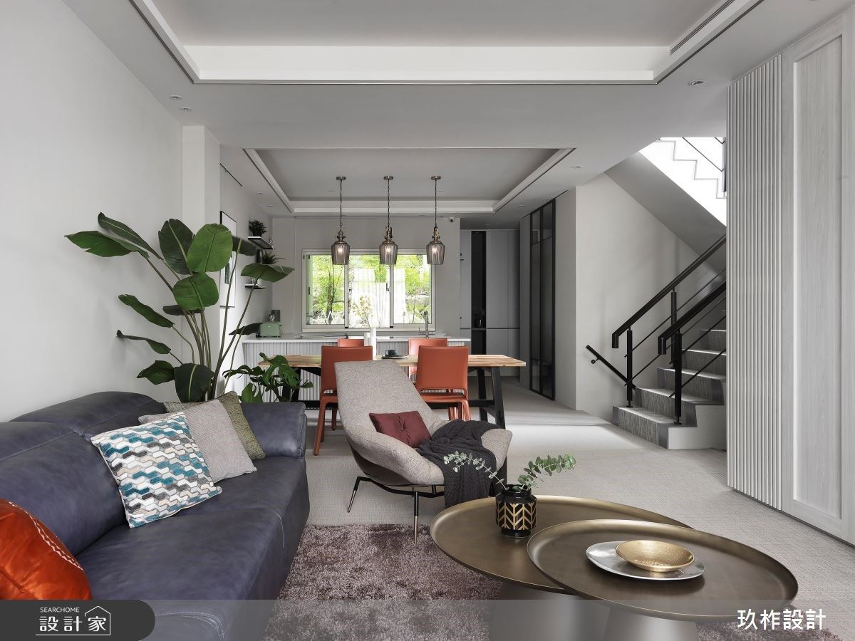 簡約與時尚碰撞火花！與最愛的家人與毛小孩同住77坪別墅豪宅