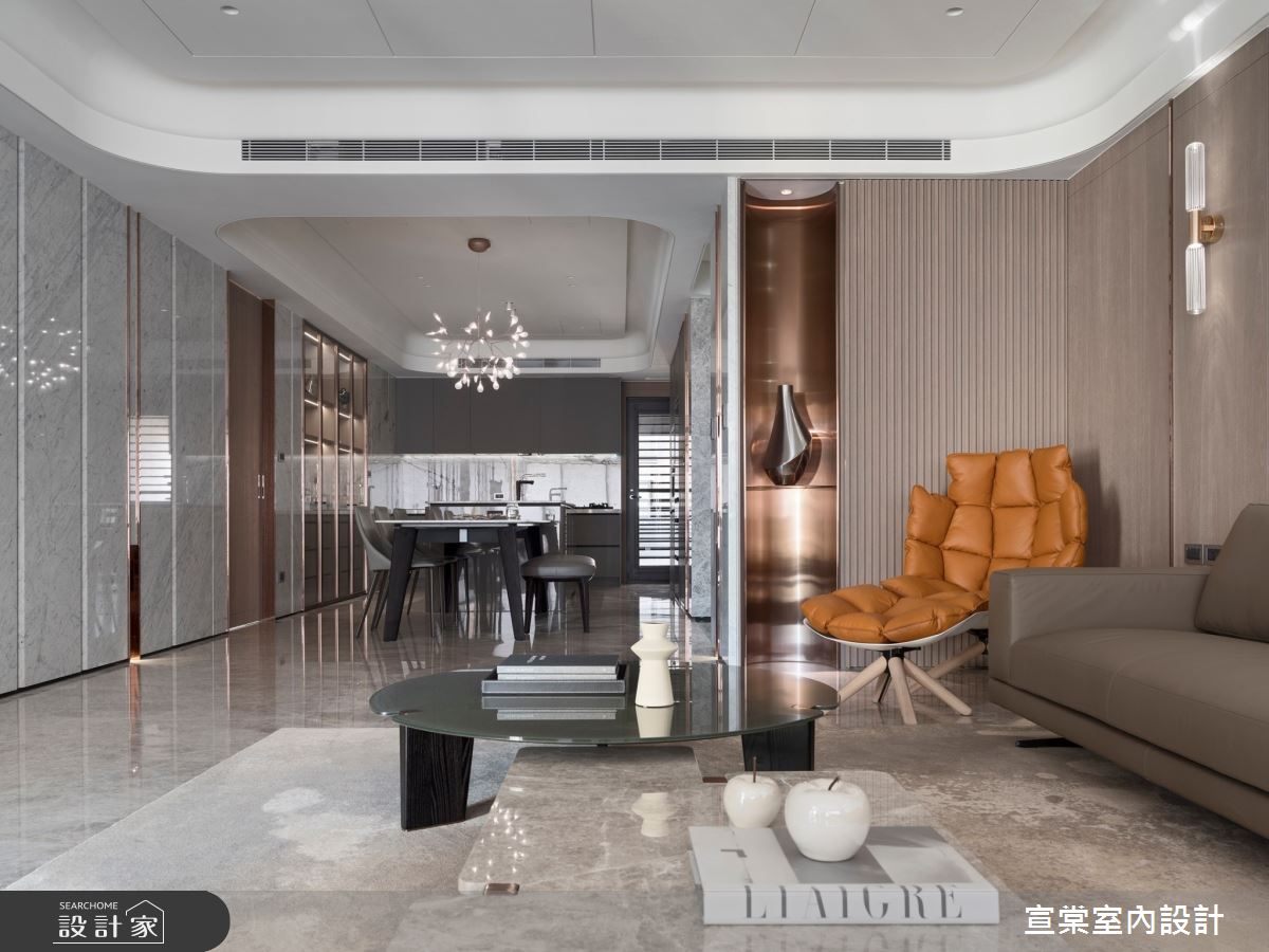 退休生活就該如此！攬入城市夜景、高樓景觀的大理石現代宅