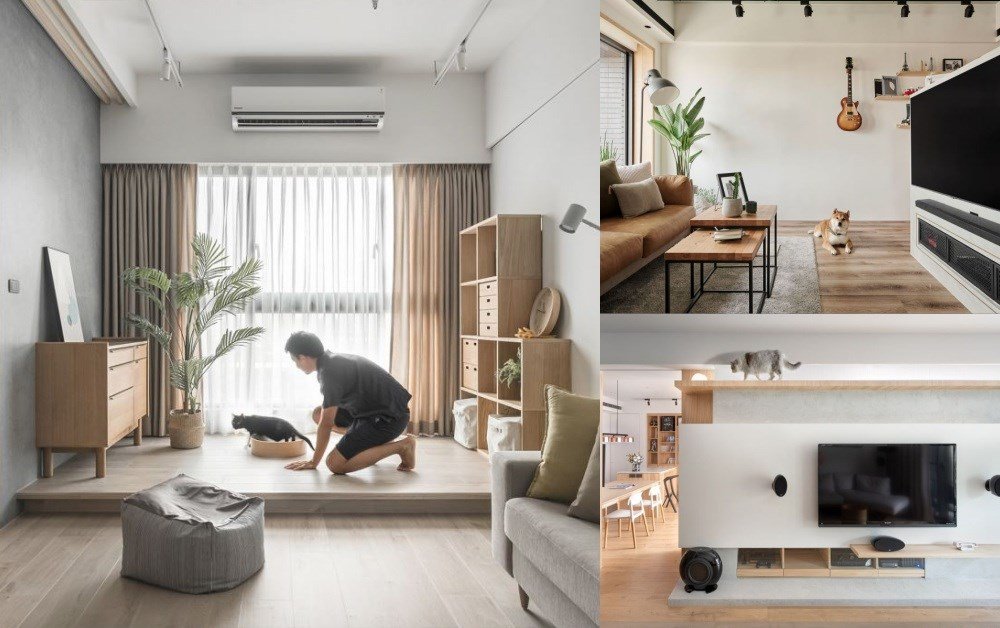 家有毛小孩裝潢可以這樣做！貓跳台、活動空間與地板材質，寵物宅6大設計...