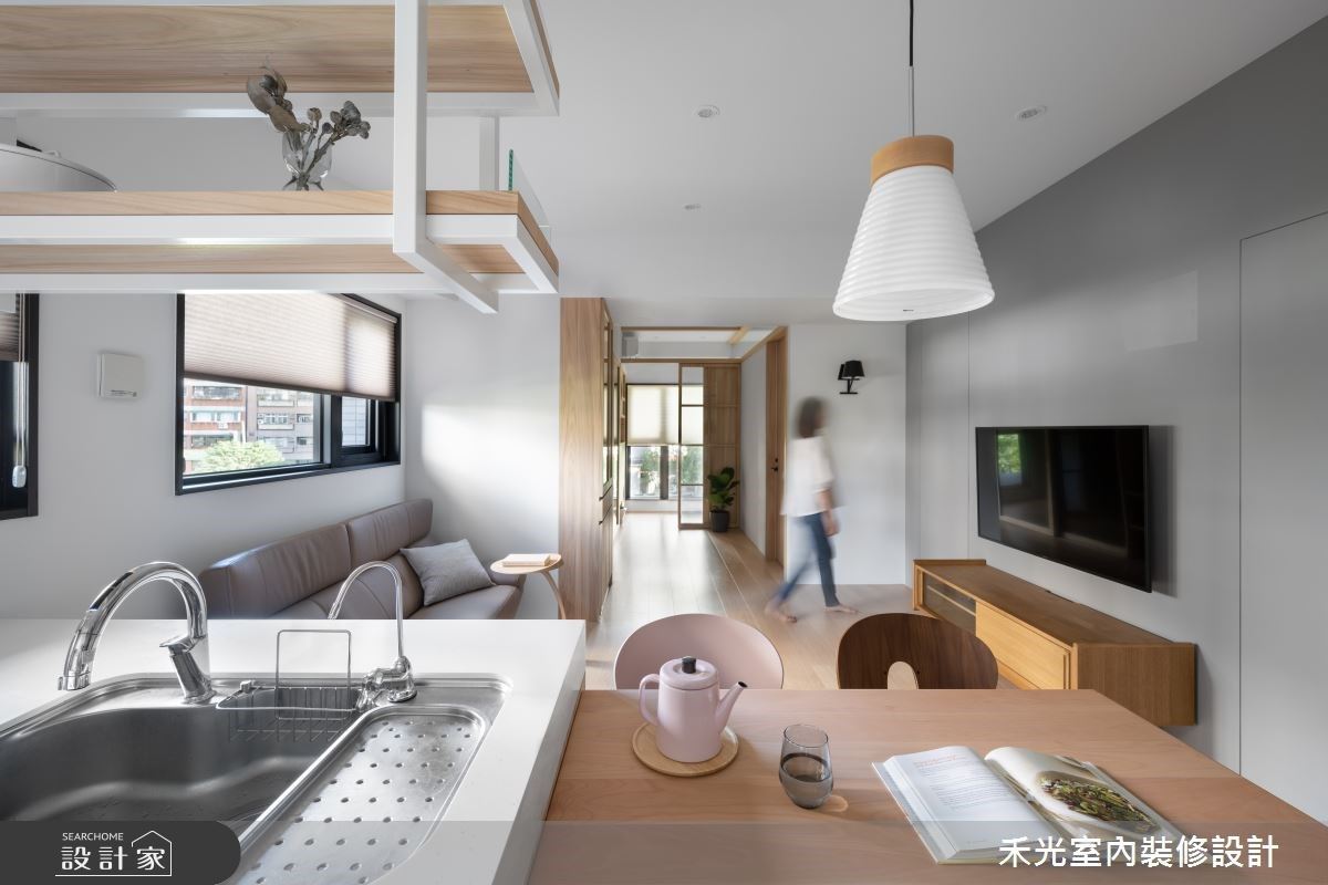 與愛貓共享北歐日式混搭風生活！中島美廚、貓房與木質收納，體驗美感與...