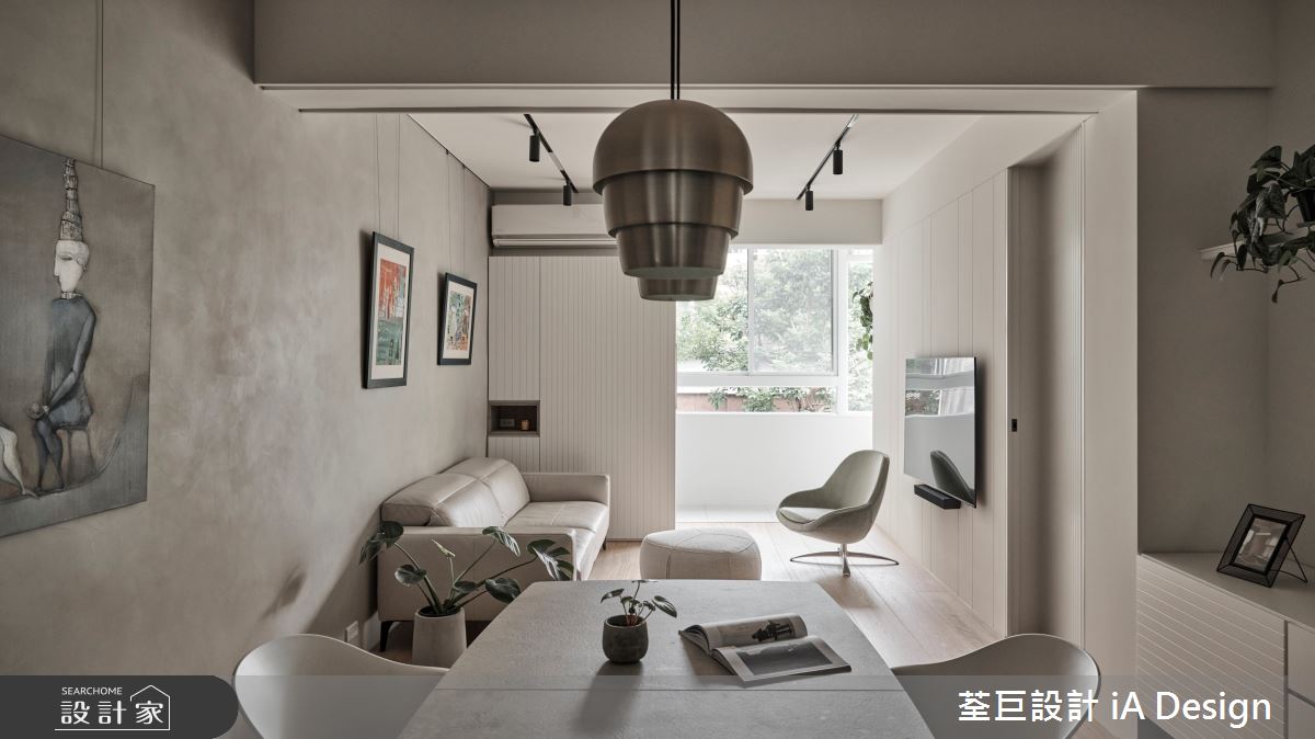 重生老屋與空間的深度對談，敘寫30坪沉靜簡約空間的註解