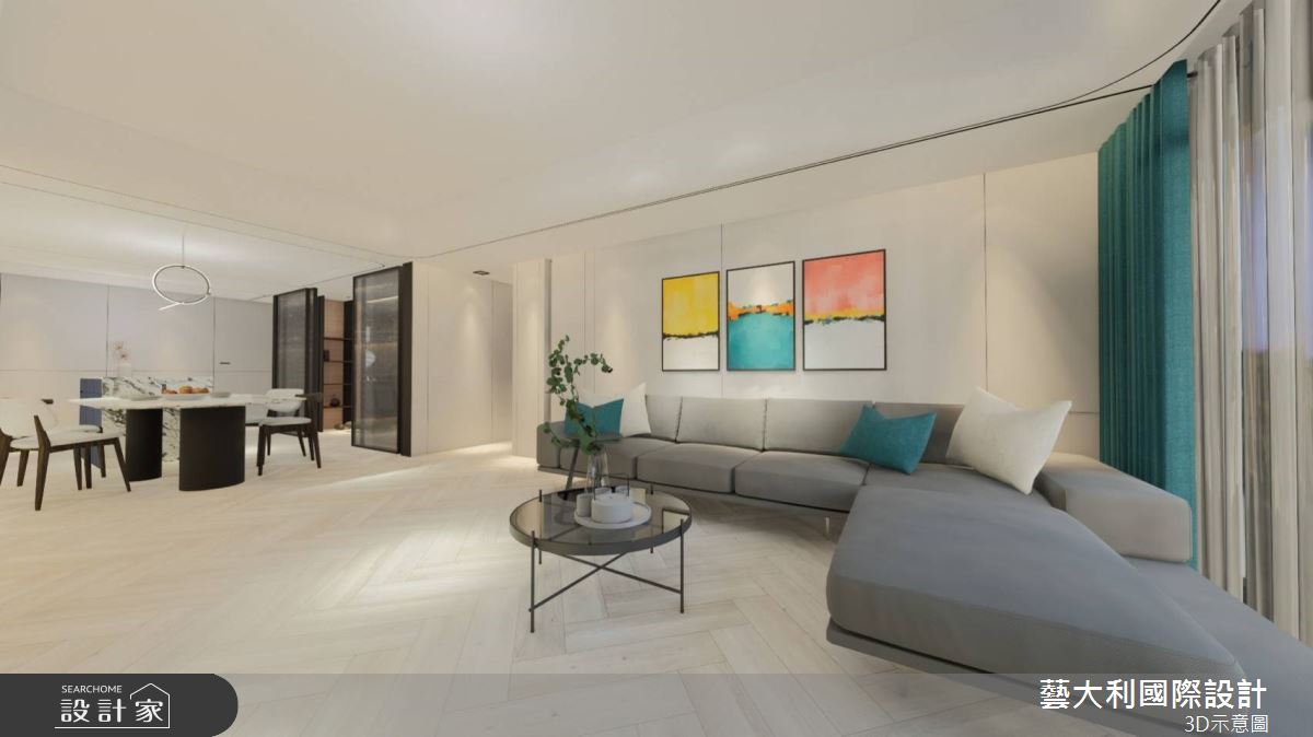 50坪大齡老屋重生記！休憩廳區、開放式餐廚打造一家四口的舒適現代宅