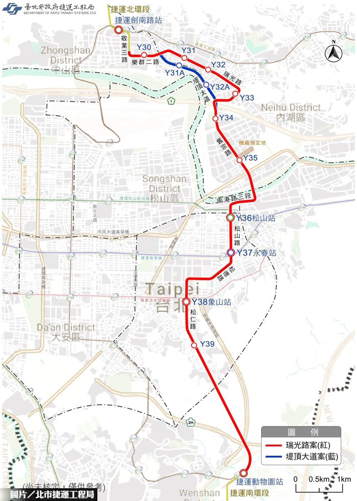環狀線北環、東環段 預計後年陸續動工