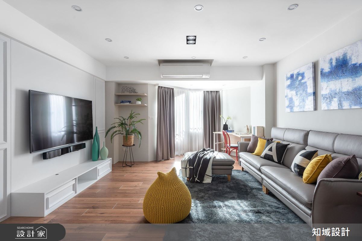 大坪數衛浴+收納好機能！輕美式風改造樓中樓老屋 