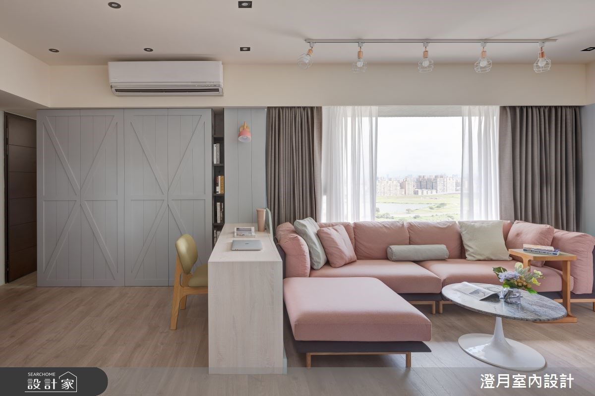 北歐親子同樂宅！一同眷戀於清新活潑的粉嫩馬卡龍色