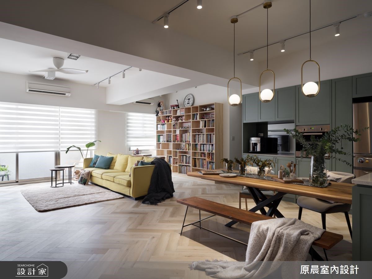 一見傾心的中古屋改造術！2+1房用鄉村與北歐調味，打造海量收納與夢幻花...