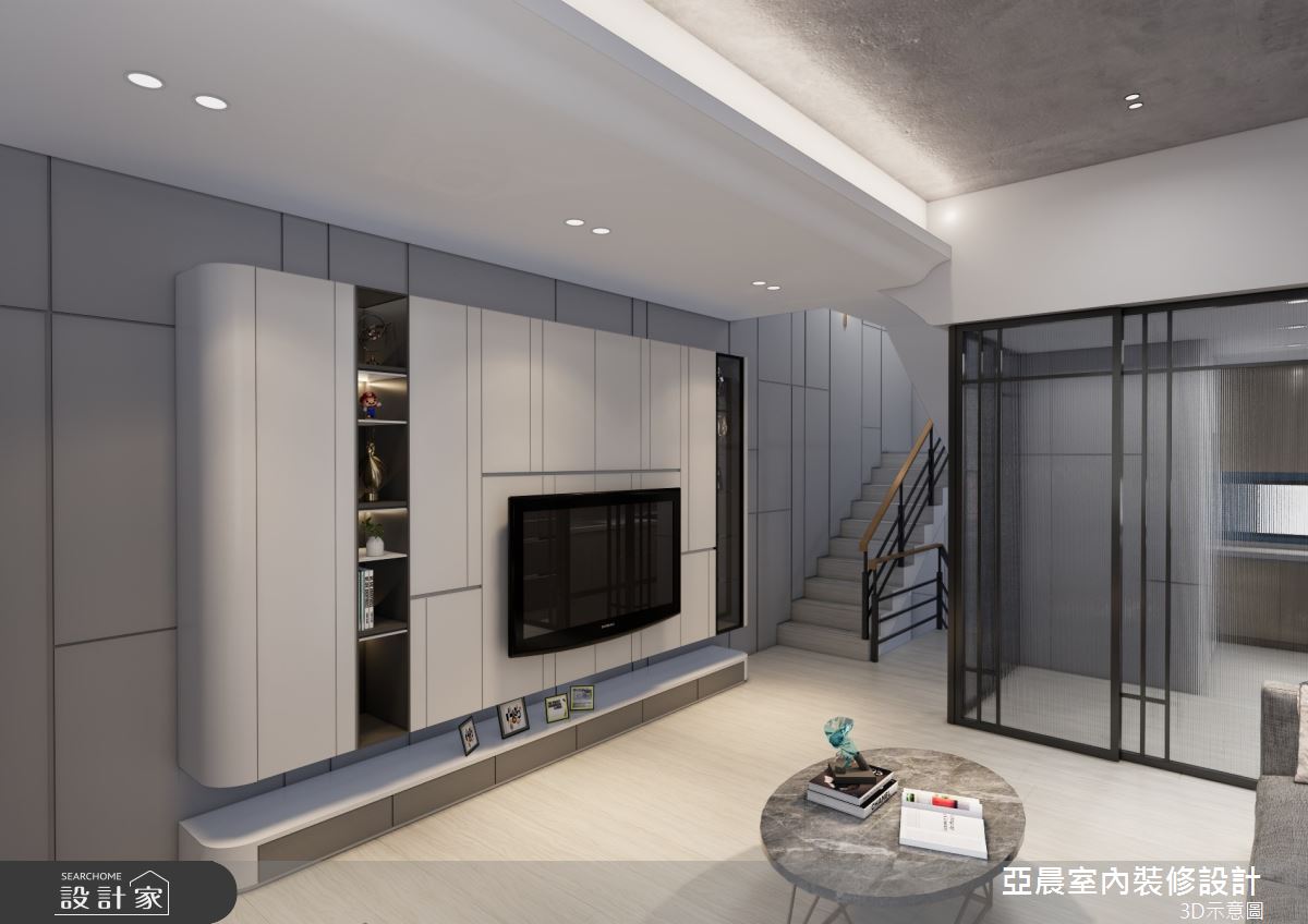 清水模打造理性灰調現代宅！美型收納給公仔一個家