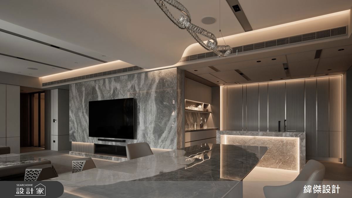 動靜兼備的退休宅哲學！為五口之家帶來極致舒適且機能完備的現代豪宅樣貌