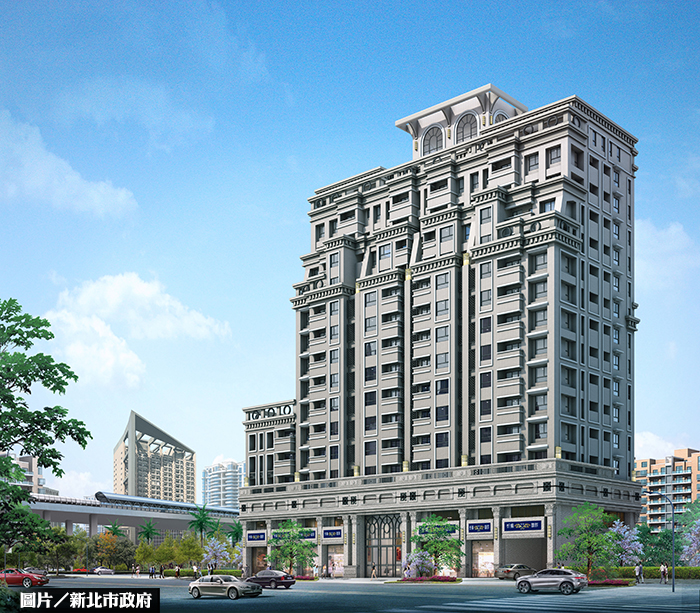 中和半百老屋群 都更變身嶄新大樓