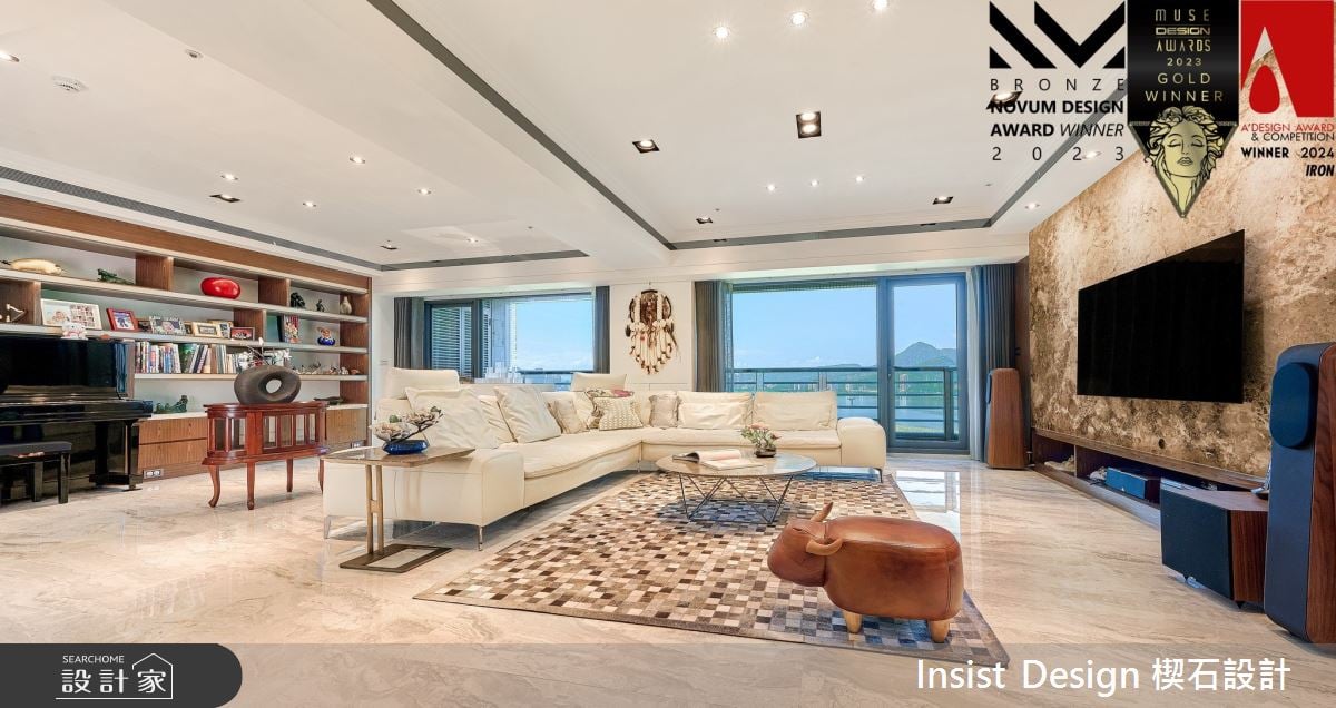 水岸雙拼現代風退休宅 楔石設計獲3項國際大獎