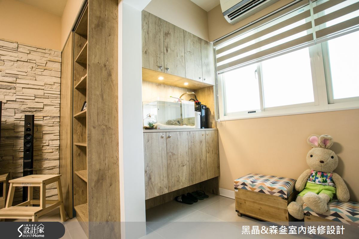 暖暖的好療癒！北歐風翻轉25坪老屋樣貌